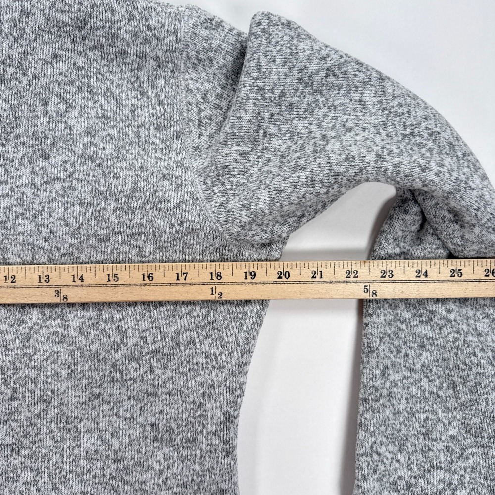 Nike ACG Womens Hoodie M Grey Marl Sherpa Lined Sweater Fleece Gorpcore Outdoor - Picture 8 of 9
